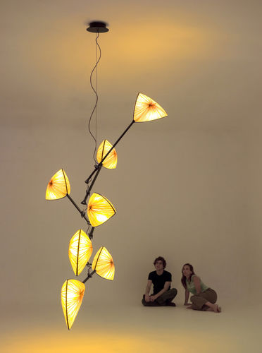 Lampada a sospensione - JEWEL : EASE 7 - Aqua Creations - in metallo / in seta / contemporanea