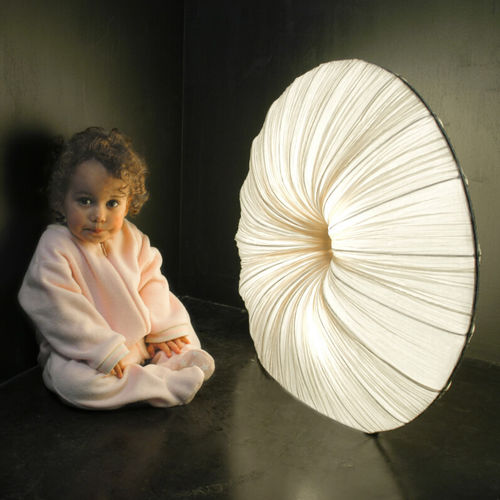 Lampada da tavolo - RIGUA - Aqua Creations - in seta / design originale / con cavo