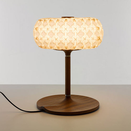 Lampada da tavolo - 96 MOLECULES TALL - Aqua Creations - in legno / di carta / contemporanea
