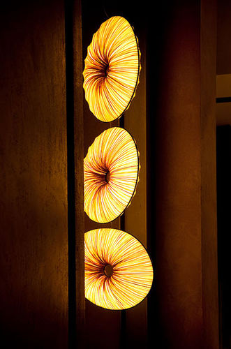 Lampada a sospensione - JEWEL: GAIL 3 - Aqua Creations - in acciaio inossidabile / in seta / contemporanea