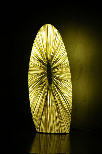 Lampada da terra - SOPRANO - Aqua Creations - in seta / design originale / con cavo
