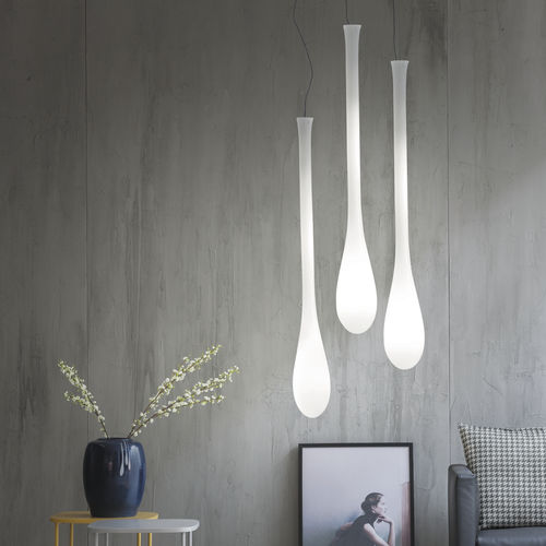 Lampada a sospensione - LACRIMA - Vistosi - in vetro soffiato / contemporanea / con cavo