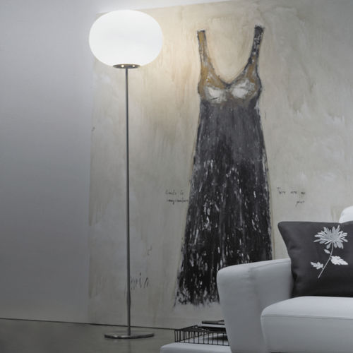 Lampada da terra - LUCCIOLA - Vistosi - in vetro soffiato / in raso / contemporanea