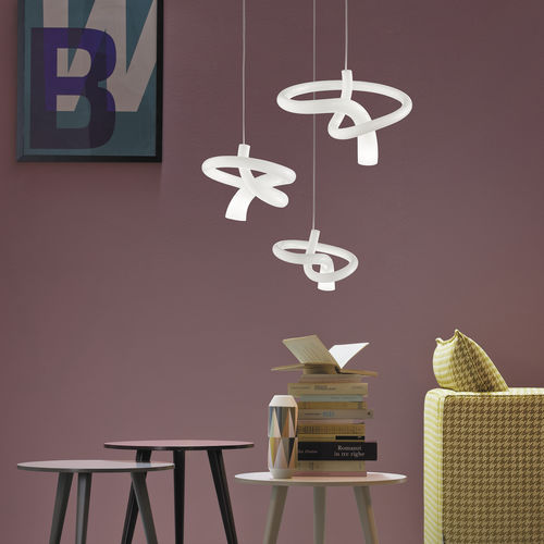 Lampada a sospensione - NODO - Vistosi - in vetro soffiato / design originale / con cavo