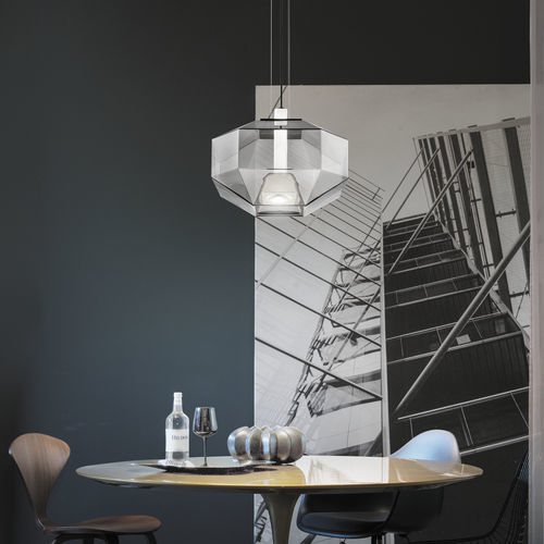 Lampada a sospensione - STONE - Vistosi - in vetro soffiato / contemporanea / con cavo