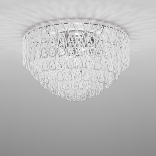 Plafoniera contemporanea - MINIGIOGALI - Vistosi - rotonda / in cristallo / LED