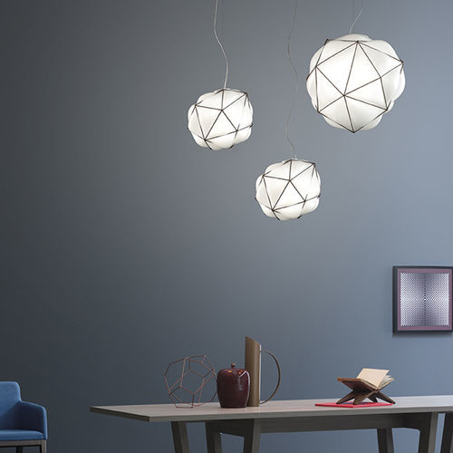 Lampada a sospensione - SEMAI - Vistosi - in acciaio / in vetro soffiato / contemporanea