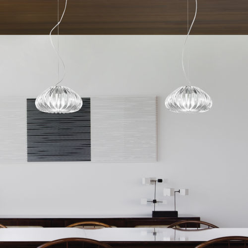 Lampada a sospensione - DIAMANTE - Vistosi - in vetro / contemporanea / con cavo