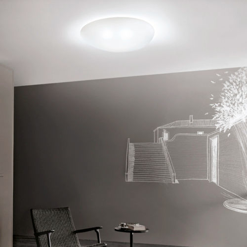 Plafoniera contemporanea - NEOCHIC - Vistosi - in vetro / LED / da interno