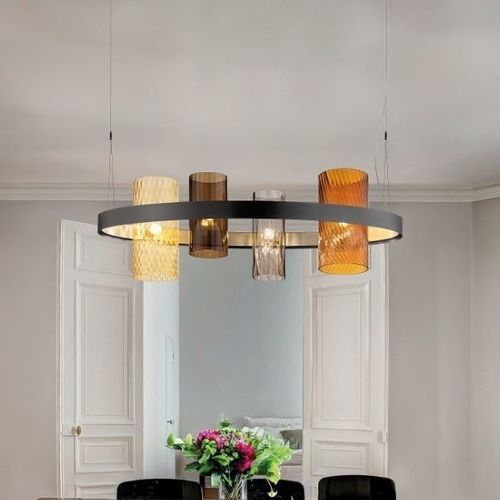 Lampada a sospensione - ARMONIA - Vistosi - in metallo / in vetro / contemporanea