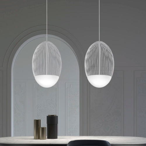 Lampada a sospensione - RIKETTA - Vistosi - in metallo / in vetro / contemporanea