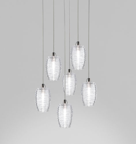 Lampada a sospensione - DAMASCO - Vistosi - in vetro / contemporanea / con cavo