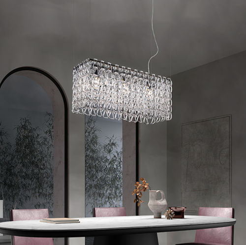 Lampadario contemporaneo - MINIGIOGALI - Vistosi - in cristallo / da 6 lampadine / da 5 lampadine
