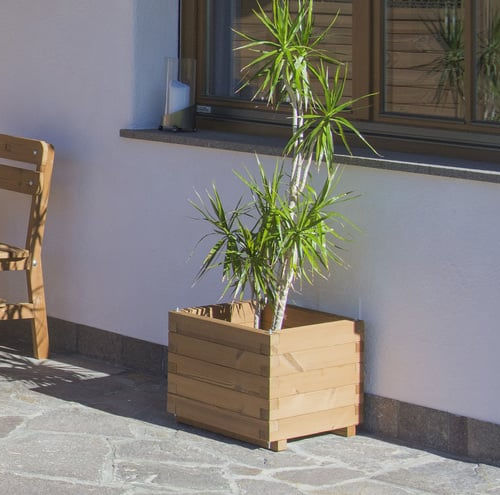 Fioriera in pino - LAZISE - Pircher Oberland - quadrata / contemporanea / da esterno