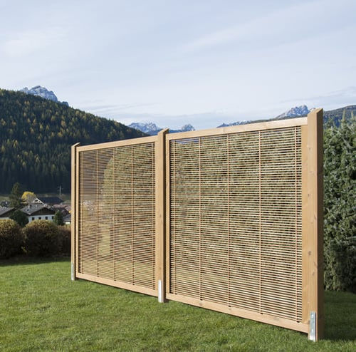 Recinzione a sbarre - MISTRAL  - Pircher Oberland - da giardino / in pino / contemporanea