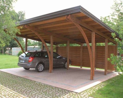 Tettoia per posto-auto in pino - Pircher Oberland