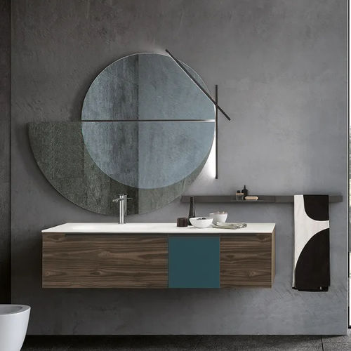 Mobile lavabo sospeso - SIDE 02  - ARCHEDA - in melaminico / contemporaneo / senza ante