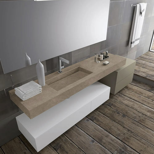 Mobile da bagno contemporaneo - ESSENZE 25 - ARCHEDA - per uso residenziale / in legno / in alluminio