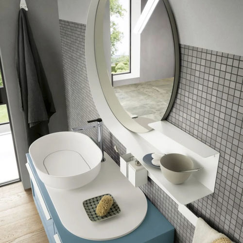 Mobile da bagno contemporaneo - SILK 02 - ARCHEDA - per uso residenziale / in rovere / in ceramica