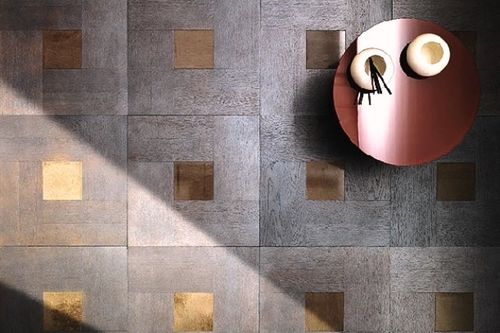 Parquet massello - DIAMOND SATIN - PARQUET IN - in legno / con intarsio in marmo / opaco