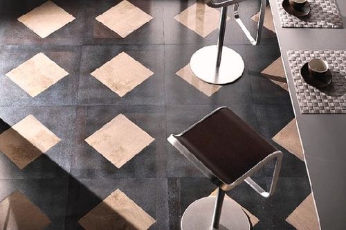 Parquet massello - GRACE SATIN - WENGE - PARQUET IN - in legno / con intarsio in marmo / dipinto
