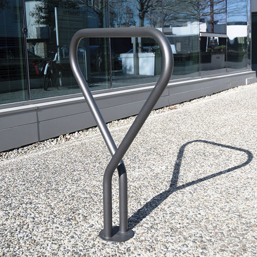 Poggia-biciclette a pavimento - ZENITH - AREA - per spazio pubblico / in acciaio / professionale