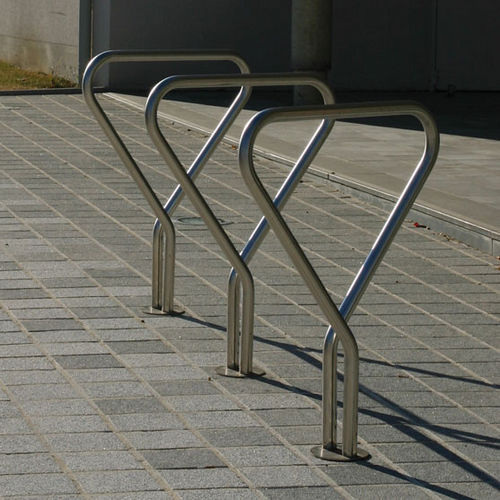 Rastrelliera per biciclette a pavimento - PHENIX - AREA - per spazi pubblici / in acciaio inossidabile / professionale
