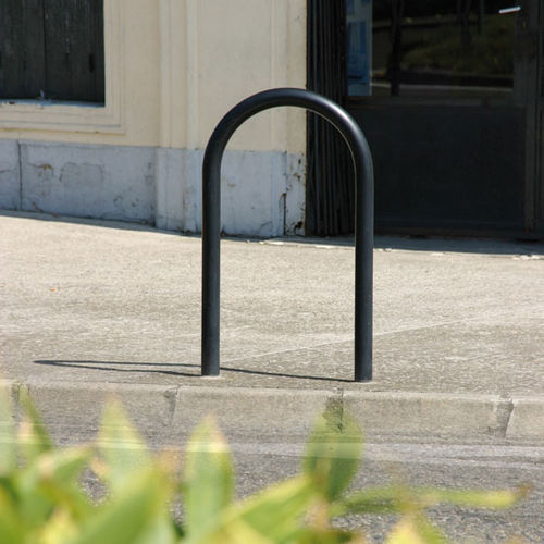 Rastrelliera per biciclette a pavimento - ARCADIE - AREA - per spazi pubblici / in acciaio con rivestimento a polvere / in acciaio inossidabile spazzolato
