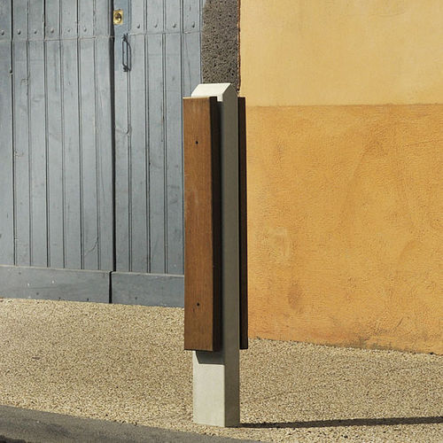 Dissuasore di sicurezza - NEVADA - AREA - fissa / in acciaio inossidabile / in legno