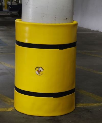 Protezione per pilastri installazione facile - Sentry Protection - per colonna in calcestruzzo / alta visibilità