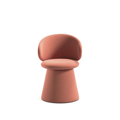 Sedia contemporanea - Belle Tub - arrmet - da interno / in tessuto / in pelle