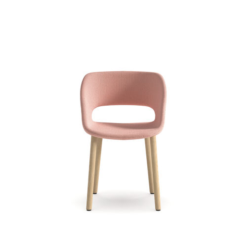 Sedia contemporanea - Kabira 4WL  - arrmet - da interno / in tessuto / in pelle