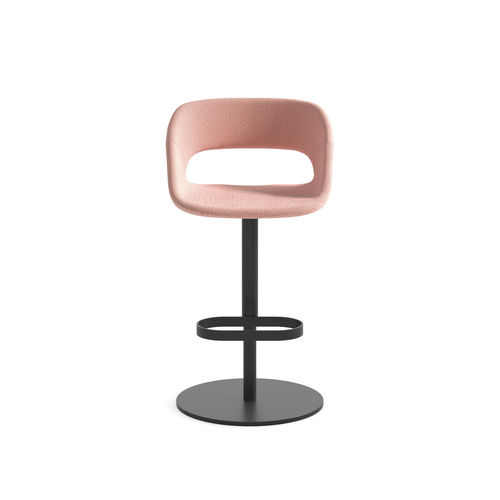 Sedia alta contemporanea - Kabira ST-S-A - arrmet - da interno / in tessuto / in pelle