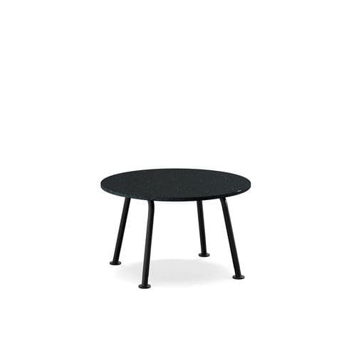 Tavolino basso contemporaneo - Dopo 56 - arrmet - in acciaio verniciato / con supporto in acciaio verniciato / rotondo
