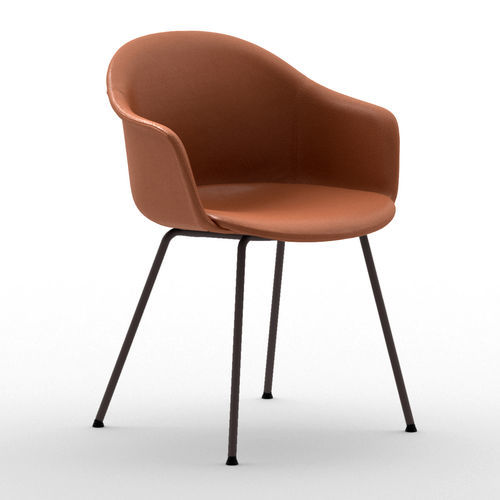 Sedia contemporanea - Máni Armshell 4L - arrmet - da interno / in tessuto / in pelle