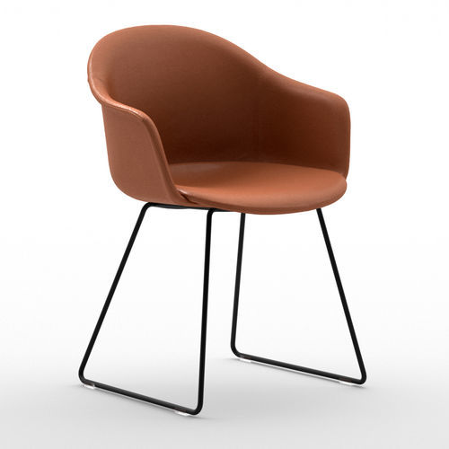 Sedia contemporanea - Máni Armshell SL - arrmet - da interno / in tessuto / in pelle