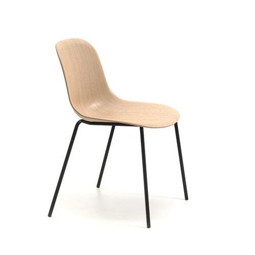 Sedia contemporanea - Máni 4L - arrmet - da interno / in frassino / con supporto in acciaio