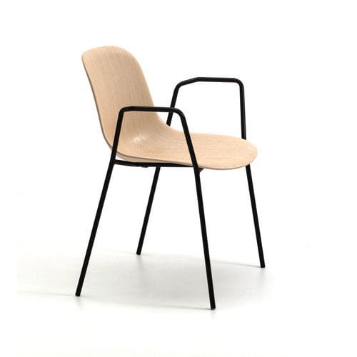 Sedia contemporanea - Máni AR-4L - arrmet - da interno / in frassino / con supporto in acciaio
