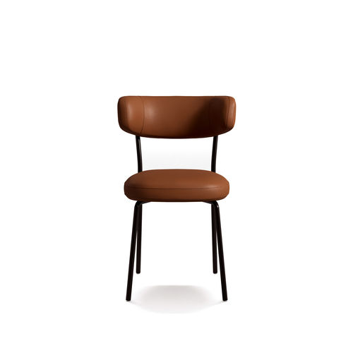 Sedia da ristorante contemporanea - Bold Soul - arrmet - da interno / in pelle / in tessuto