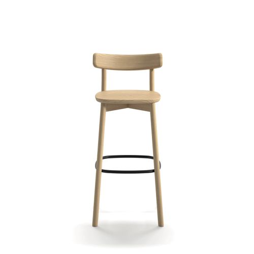 Sgabello da bar contemporaneo - FONDINA ST - arrmet - in frassino / con supporto in frassino / con 4 gambe