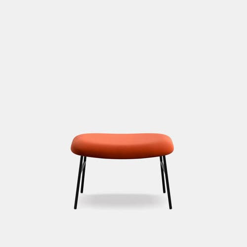 Pouf contemporaneo - Strike - arrmet - in tessuto / in pelle / in metallo