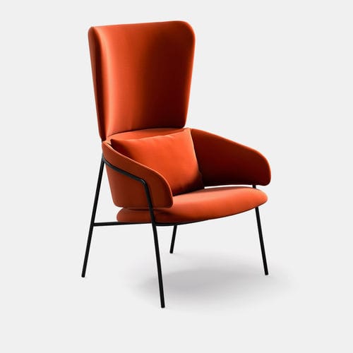 Poltrona bergère - Strike Relax - arrmet - contemporanea / in tessuto / in pelle