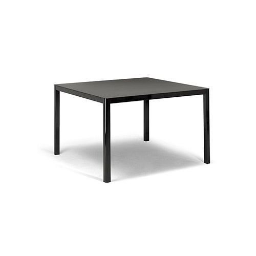 Tavolino basso contemporaneo - LA table - arrmet - in HPL / con supporto in metallo verniciato / rettangolare