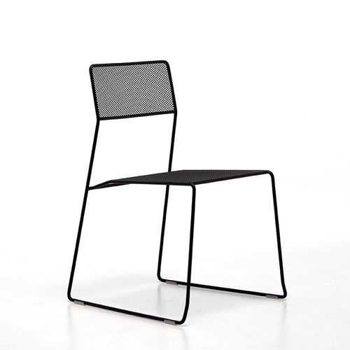 Sedia contemporanea - Log  - arrmet - da esterno / da interno / in rete