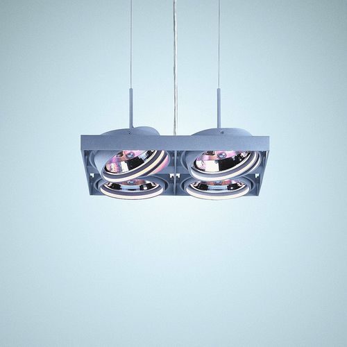 Luce a sospensione - CARDAN - LFF - LED / alogena / quadrata