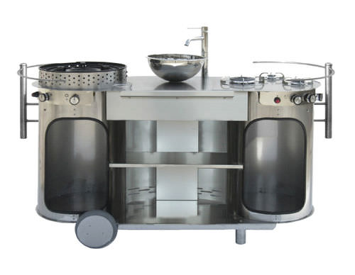 Cucina professionale in acciaio inossidabile - BONGOS : TUS BG 003 PRO - Emme Group - modulare / mobile
