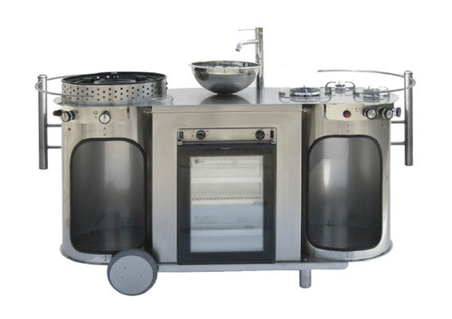 Cucina professionale in acciaio inossidabile - BONGOS : TUS BG 001 PRO - Emme Group - modulare / mobile