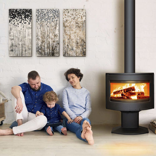 Stufa a legna - TARBES - Lacunza - 12 kW / 6 kW / contemporanea