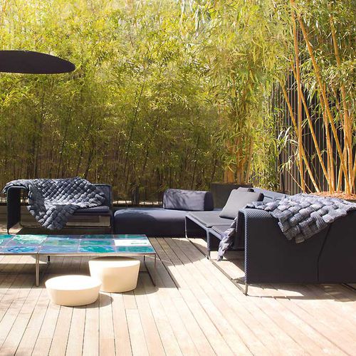 Divano modulare - ISLAND - PAOLA LENTI - contemporaneo / da giardino / in tessuto