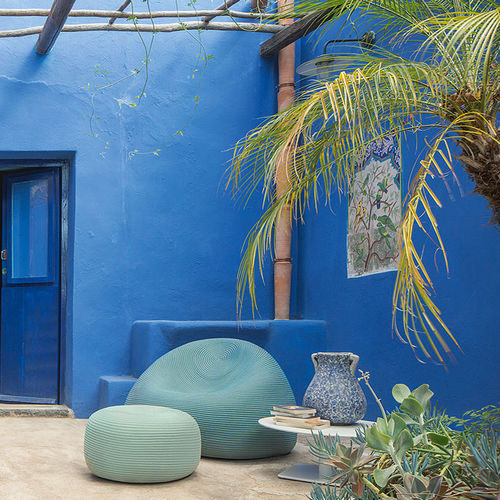 Poltrona contemporanea - OTTO - PAOLA LENTI - in corda / in corda / con cuscino rimovibile